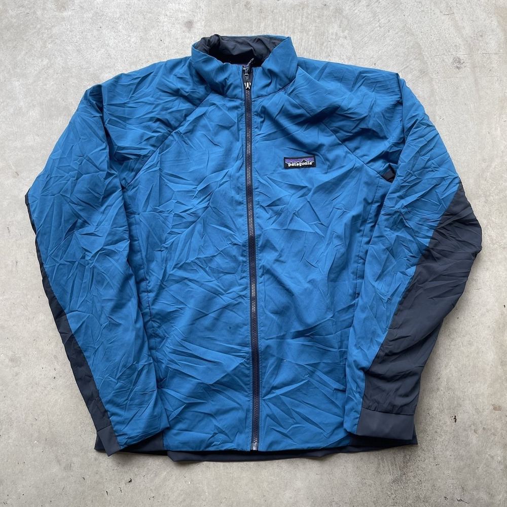 Patagonia Women's Thermal Airshed Jacket Blue Medium Shell Gorpcore